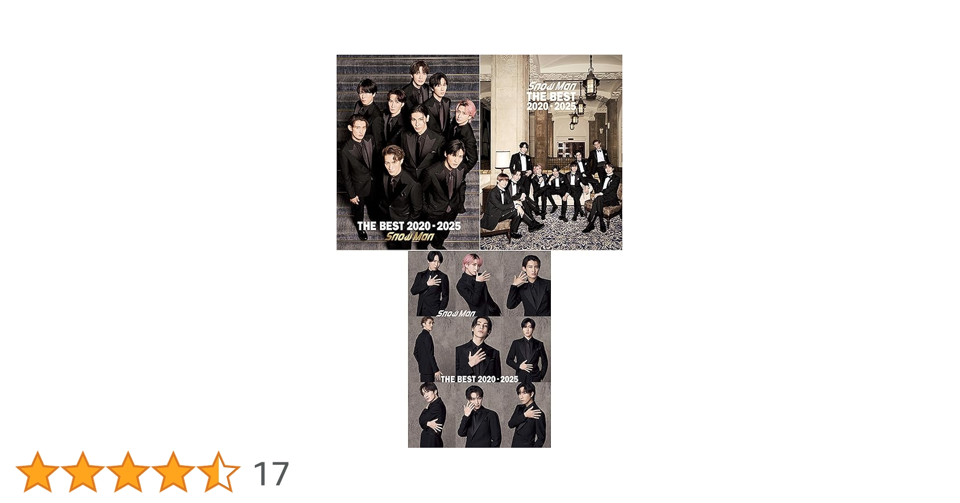 Amazon.co.jp: 【メーカー特典3種付 3形態セット】 Snow Man THE BEST